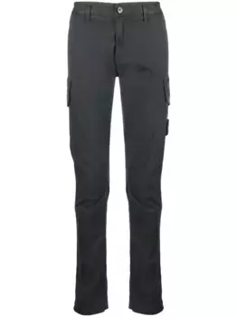 Твиловые брюки карго Stone Island, серый