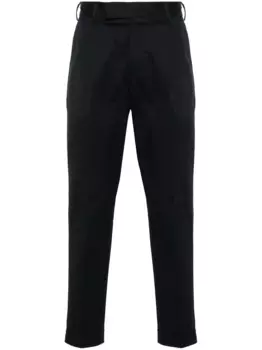 Твиловые брюки с перьями PT Torino, синий