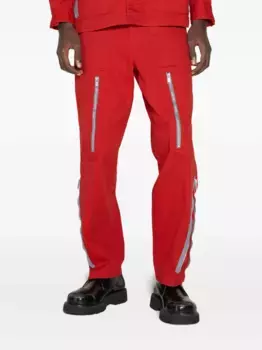 Твиловые брюки Undercover, красный