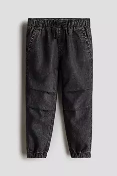 Твиловые джоггеры H&M, серый