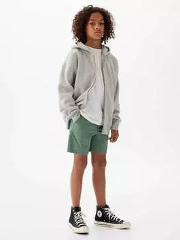 Твиловые шорты-бермуды с кулиской Gap, цвет sage green