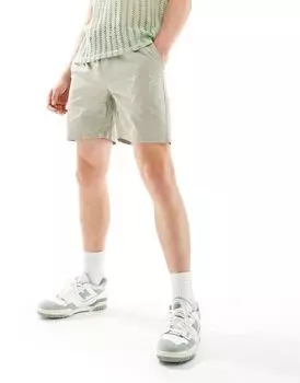 Твиловые шорты без застежки ONLY