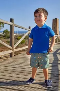 Твиловые шорты чинос JoJo Maman Bb Safari с животным принтом Jojo Maman Bb, хаки