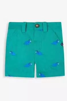 Твиловые шорты чинос с вышивкой JoJo Maman Bb Dino Jojo Maman Bb, зеленый