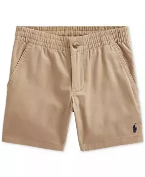 Твиловые шорты-поло Prepster для малышей и маленьких мальчиков Polo Ralph Lauren, бежевый