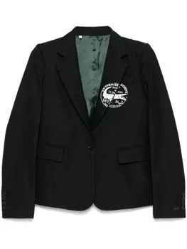 Твиловый пиджак Lacoste, черный