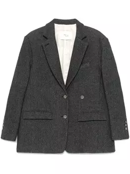 Твиловый пиджак Tela, черный