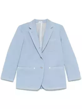 Твиловый пиджак THOM BROWNE, синий