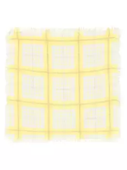 Твиловый шарф с принтом Eric Bompard, желтый