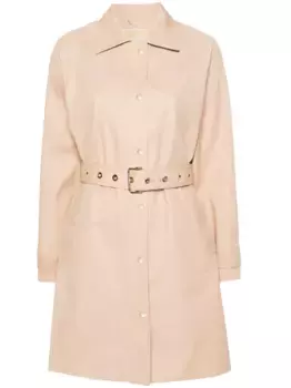 Твиловый тренч длины миди Michael Michael Kors, нейтральный