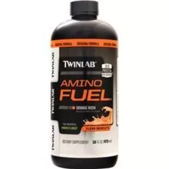 TwinLab Аминокислотное топливо для мышечной массы Жидкое Апельсиновая лихорадка 16 жидких унций