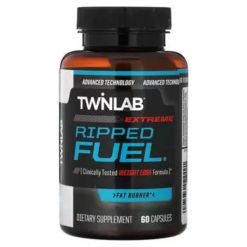Twinlab Ripped Fuel Extreme жиросжигатель 60 капсул
