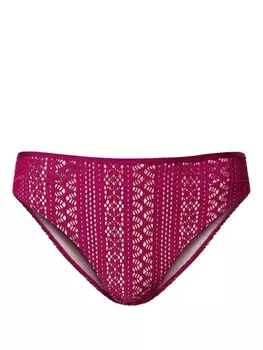 TWINSET ажурные плавки бикини, фиолетовый