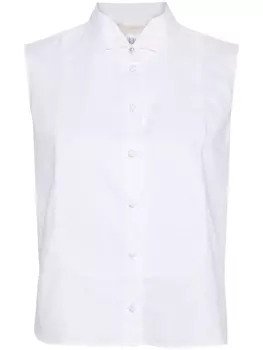 TWINSET блузка без рукавов, белый