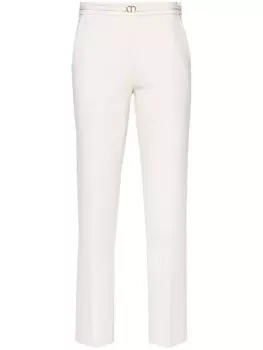 TWINSET брюки овального покроя T со стрелками, нейтральный цвет