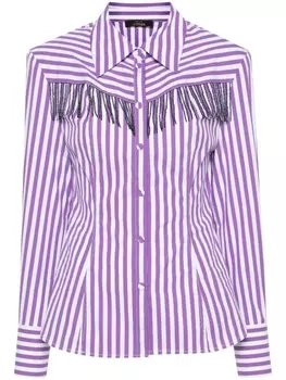 TWINSET декорированная рубашка, фиолетовый