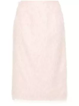 TWINSET декорированная юбка, розовый