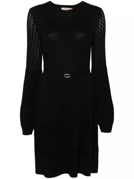 TWINSET декорированное платье, черный