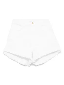 TWINSET Детские джинсовые шорты TWINSET Kids, белый