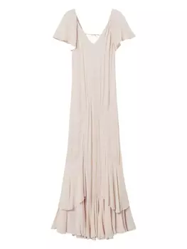 TWINSET длинное платье, розовый