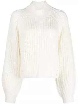 TWINSET джемпер крупной вязки, серый