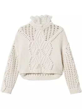 TWINSET джемпер рыхлой вязки, серый