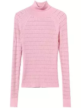 TWINSET джемпер с высоким воротником, розовый