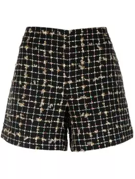 TWINSET фактурные шорты, черный