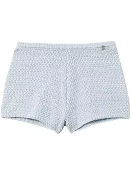 TWINSET фактурные шорты, серый
