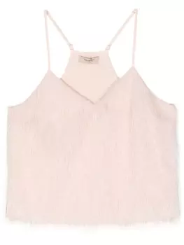 TWINSET фактурный топ, розовый
