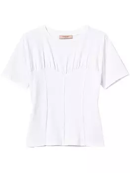 TWINSET футболка-бюстье, белый