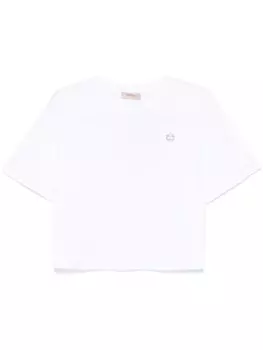 TWINSET футболка Oval T, белый