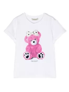 Twinset футболка с принтом, белый