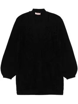 TWINSET кардиган рыхлой вязки, черный