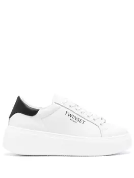 TWINSET кеды на платформе, белый