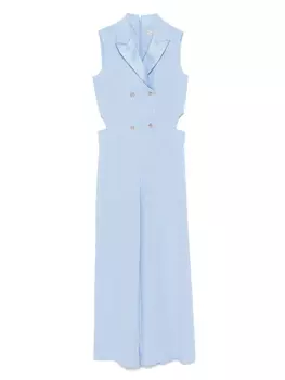 TWINSET Kids двубортный комбинезон, синий