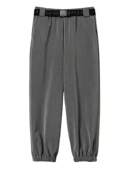 TWINSET Kids фланелевые брюки, серый