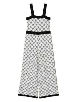 TWINSET Kids комбинезон с логотипом, белый