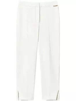TWINSET Kids креповые брюки, белый