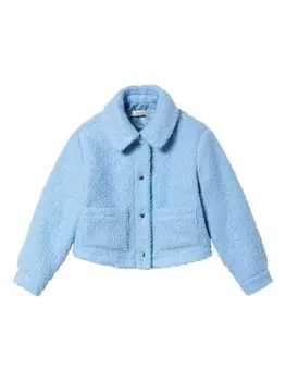 TWINSET Kids куртка Curly, синий