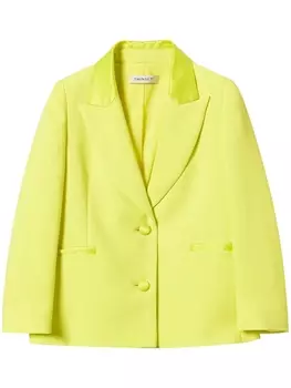 TWINSET Kids пиджак Woven, желтый