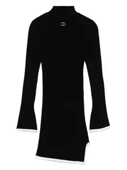 TWINSET Kids платье с логотипом, черный