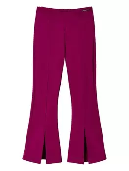 TWINSET Kids расклешенные брюки, розовый