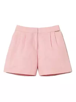 TWINSET Kids шорты из смесового льна, розовый