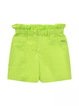 TWINSET Kids шорты с ремешками на плечах, зеленый