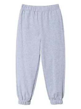 TWINSET Kids спортивные брюки меланж, серый