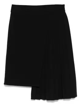 TWINSET Kids юбка со складками, черный