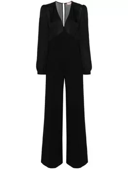 TWINSET комбинезон широкого кроя, черный