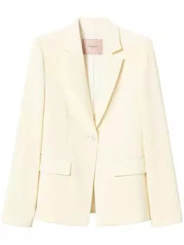 TWINSET креповый блейзер, нейтральный