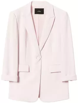 TWINSET креповый блейзер, розовый